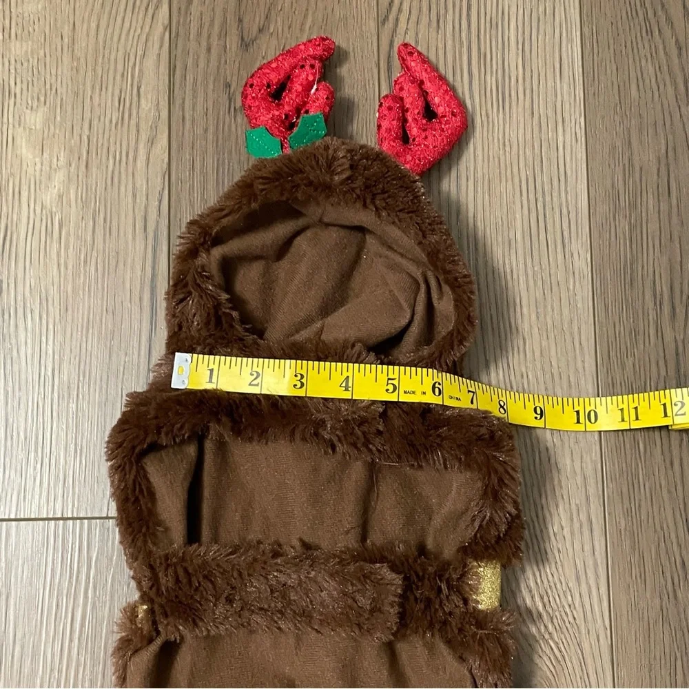 Pet Holiday‎ Small Dog Reindeer Costume With Jungle Bells